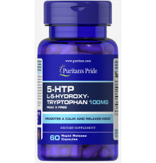 5-гідрокситриптофан, 5-HTP, Puritan's Pride, 100 мг, 60 капсул
