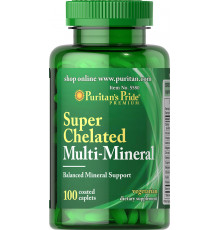Мультимінеральний комплекс, Multi Mineral, Puritan's Pride, 100 каплет