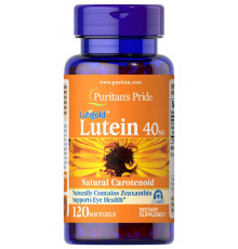 Лютеин с зеаксантином, Lutein, Puritan's Pride, 40 мг, 120 гелевых капсул