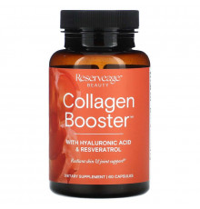 Коллаген с гиалуроновой кислотой и ресвератролом, Collagen with Hyaluronic Acid and Resveratrol, ReserveAge Nutrition, 60 капсул