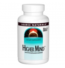Поліпшення роботи мозку, формула, Higher Mind, Source Naturals, 60 таблеток