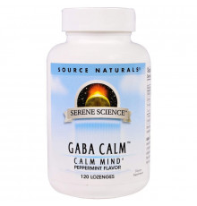 ГАМК з ароматом м'яти (GABA Calm), Source Naturals, 120 таблеток