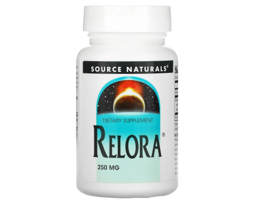 Зниження рівня кортизолу, Relora, Source Naturals, 250 мг, 45 таблеток