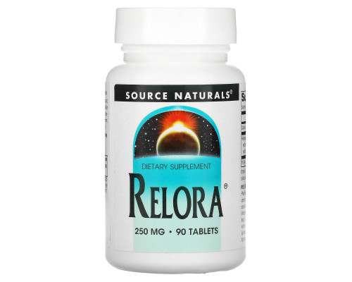 Зниження рівня кортизолу, Relora, Source Naturals, 250 мг, 90 таблеток
