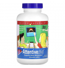 Уважна дитина, Attentive Child, Source Naturals, смак солодкий, 120 жувальних таблеток