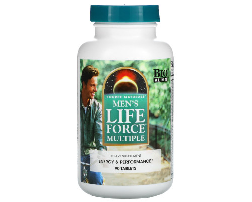 Вітаміни для чоловіків, Men's Multiple, Source Naturals, 90 таблеток