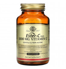 Вітамін С естер плюс, Ester-C Plus Vitamin C, Solgar, 1000 мг, 50 капсул