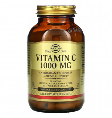 Вітамін С, Vitamin C, Solgar, 1000 мг, 100 капсул
