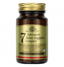 Зміцнення суглобів, No. 7, Joint Support & Comfort, Solgar, 30 вегетаріанських капсул
