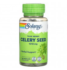 Селера, Celery Seed, Solaray, 505 мг, 100 капсул