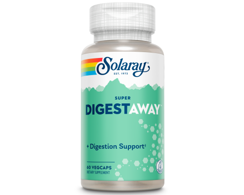 Супер ферменти для травлення, Super Digestaway, Solaray, 60 капсул