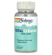 Очищувач сечової кислоти, Total Cleanse Uric Acid, Solaray, 60 капсул