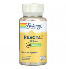 Витамин С, Reacta-C, Solaray, 500 мг, 60 капсул