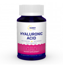 Гиалуроновая кислота, Hyaluronic Acid Powerful, Sunny Caps, 120 мг, 60 капсул