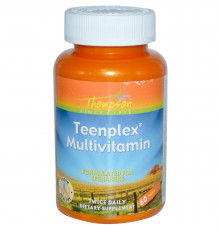 Мультивитамины для подростков, Teenplex Multivitamin, Thompson, 60 таб.