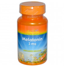 Мелатонин, Melatonin, Thompson, 3 мг, 30 таблеток.