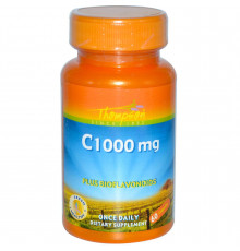 Витамин С, Vitamin C, Thompson, 1000 мг, 60 капсул