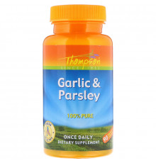 Чеснок и петрушка, Garlic & Parsley, Thompson, 90 капсул