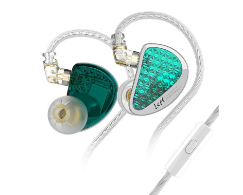 Навушники KZ AS16 Pro з мікрофоном cyan