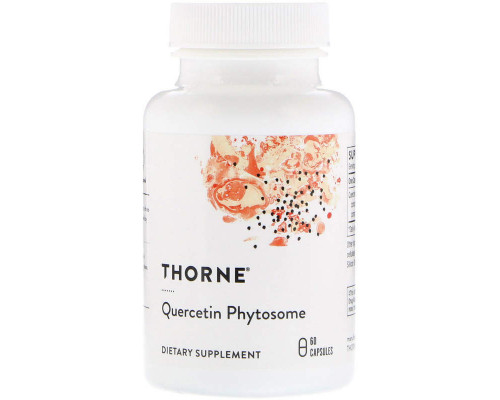 Кверцетин фітосоми (Quercetin Phytosome), Thorne, 60 капсул