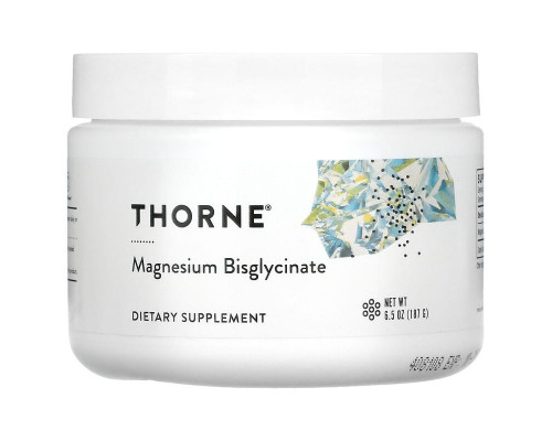 Бісгліцинат магнію, Magnesium Bisglycinat, Thorne, 187 г