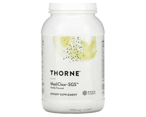 Підтримка печінки, Mediclear-SGS, Thorne, смак ванілі, 977 г