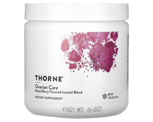 Підтримка здорової функції яєчників, Ovarian Care, Thorne, смак ягідної суміші, 214 г