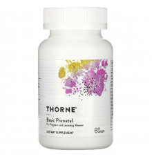 Вітаміни для вагітних, Prenatal, Thorne, 90 капсул