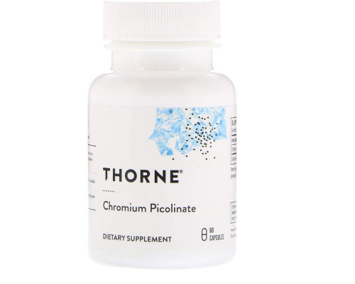 Хром піколінат, Chromium Picolinate, Thorne, 60 капсул