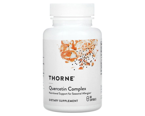 Кверцетин, Quercenase, Thorne, 60 капсул