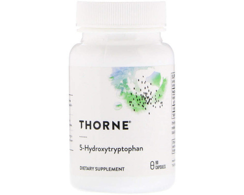 5-НТР (окситриптан), 5-Hydroxy-Tryptophan, Thorne, 90 капсул