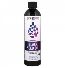 Масло черного тмина, Black Seed Oil, Zhou Nutrition, органик, 240 мл