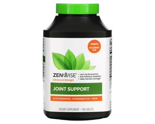 Підтримка суглобів, Joint Support, Zenwise Health, підвищена сила, 180 таблеток