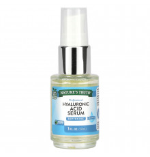 Сыворотка для лица с гиалуроновой кислотой, Hyaluronic Acid Serum, Nature's Truth, без запаха, 30 мл