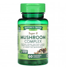 Грибной комплекс, Super 8 Mushroom Complex, Nature's Truth, 60 вегетарианских капсул