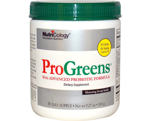 Суперфуд, ProGreens, Nutricology, 265 г