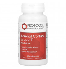 Підтримка наднирників, Adrenal Cortisol Support, Protocol for Life Balance, 90 вегетаріанських капсул