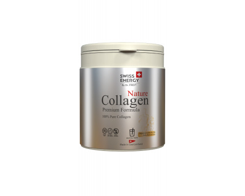 Колаген, чистий гідролізований, преміум-класу, NATURE COLLAGEN, Swiss Energy, для шкіри, волосся та нігтів, кісток та суглобів, без смаку, 240 г