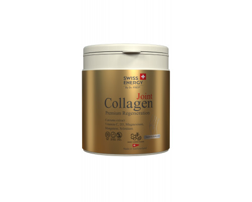 Колаген, комплекс преміум-класу (II тип), JOINT COLLAGEN, Swiss Energy, для гнучкості суглобів, міцності зв'язок та сухожиль, зі смаком меду та лимону, 240 г