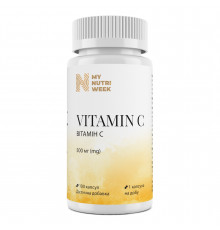 Витамин С, Vitamin C, My Nutri Week, 500 мг, 100 капсул