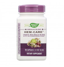 Здоров'я вен, Hem-Care, Nature's Way, 90 капсул