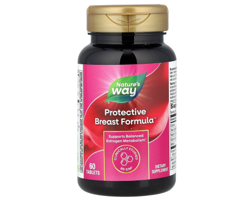 Здоров'я грудей, Protective Breast Formula, Nature's Way, 60 таблеток