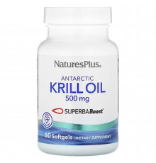 Олія криля антарктичного, Antarctic Krill Oil, Nature's Plus, 500 мг, 60 капсул