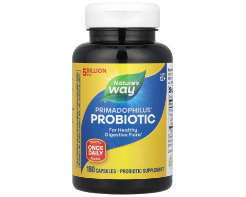 Примадофілус, оригінал, для дітей віком від 12 років, Primadophilus Bifidus, Nature's Way, 5 млрд КУО, 180 капсул