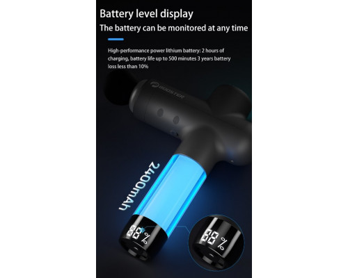 Професійний перкусійний масажер Booster Lightsaber (24V) — Ударний масажер для тіла