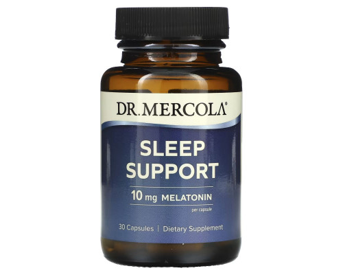 Підтримка сну, Sleep Support, Dr. Mercola, 10 мг, 30 капсул