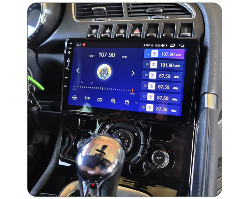 Штатная магнитола Lesko для Peugeot 3008 I Рестайлинг 2013-2016 экран 9" 2/32Gb Wi-Fi GPS Base