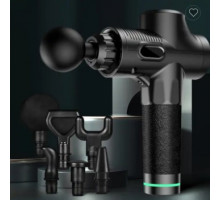 Перкусійний ударний масажер для тіла MASSAGE GUN MAX 30 - масажний пістолет