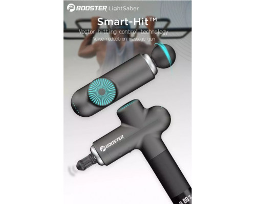 Професійний ударний масажер Booster Lightsaber (24V) для тіла – ефективний пристрій для відновлення та розслаблення м'язів.