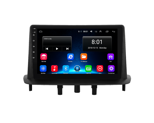 Штатная магнитола Lesko для Renault Fluence I 2009-2013 экран 9" 2/32Gb 4G Wi-Fi GPS Top